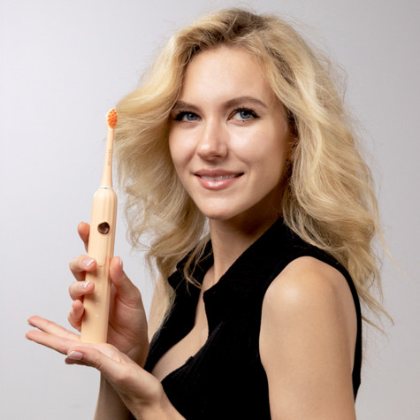 Электрическая звуковая зубная щётка Revyline RL 075 Special Color Edition Peach Fuzz