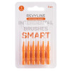 Ершики межзубные Revyline Smart, размер 1 (0,45 мм) оранжевые, 6 шт.