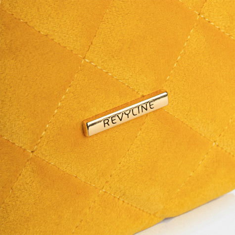 Косметичка дорожная вельветовая Revyline, желтая